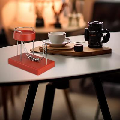 Perpetual Motion Machine Desk Toy USB Powered Non-Stop Motion Device Anxiety Stress Relief Home Office Desktop Decoration Ornament