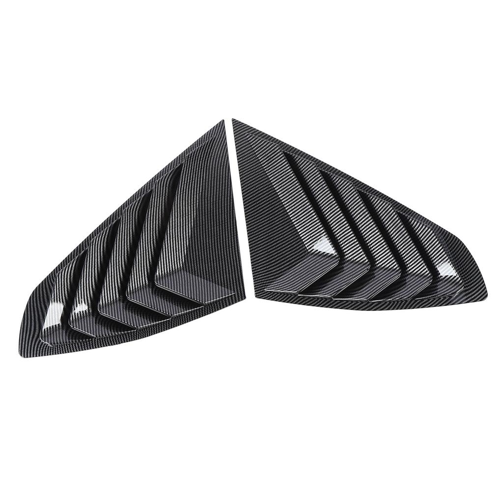 2PCS Rear Side Window Louvers Racing     Vent Scoop Shades Cover Blinds for 4 Series  6 Gran   2020 to 2024