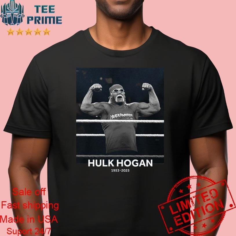 Rip Hulk Hogan 1953-2025 Wwe Wrestling T Shirt Unisex T-Shirt L