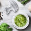 Mushroom Pestle Garlic Grinder Retro Spices Mill Multi-functional Herbs Grind Bowl  Kitchen Utensil