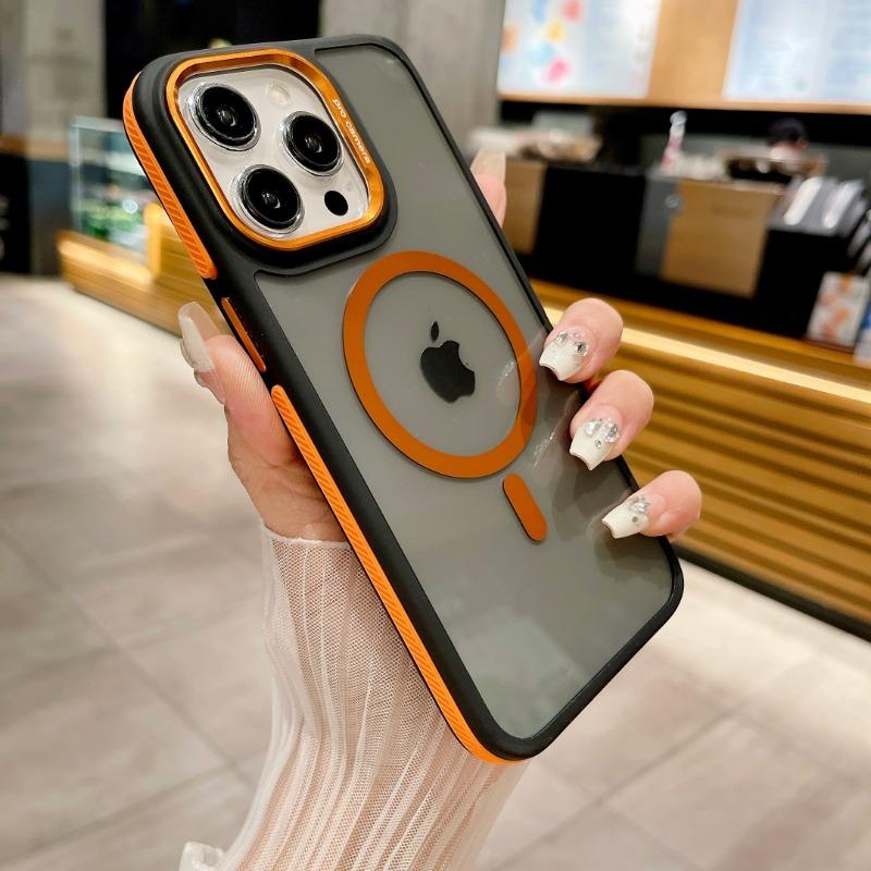 Original Ultra Thin For Magsafe Transparent Case For IPhone 11 13 14 15Pro Max Magnetic Case For Magsafe Wireless Charging Cover