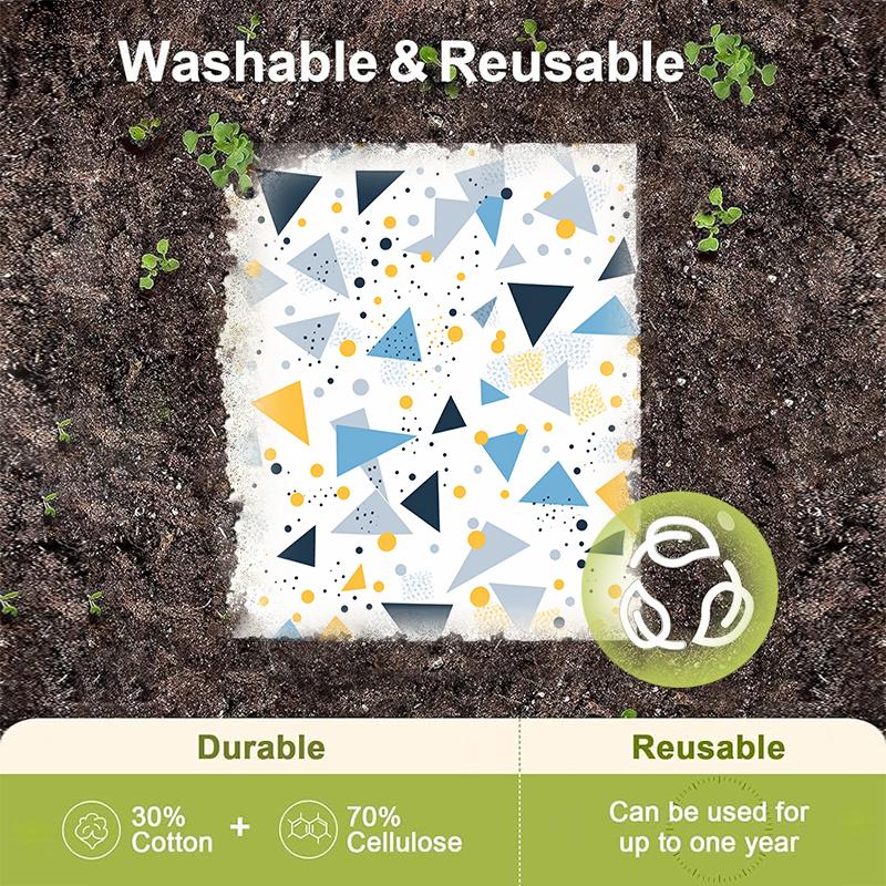 6PCS Swedish Dishcloths Eco-Friendly Kitchen Rags Absorbent Dish Towels Reusable Washable Cleaning Cloths