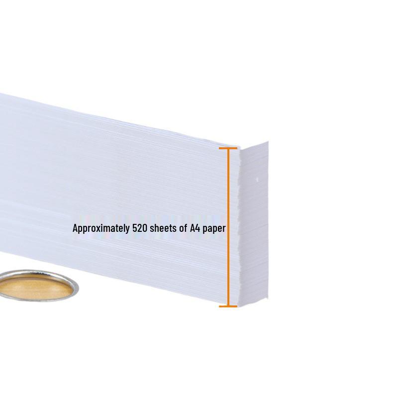 Set of 10 A4 Transparent Plastic File Storage Boxes, 55mm Thick, for Home or Office Use