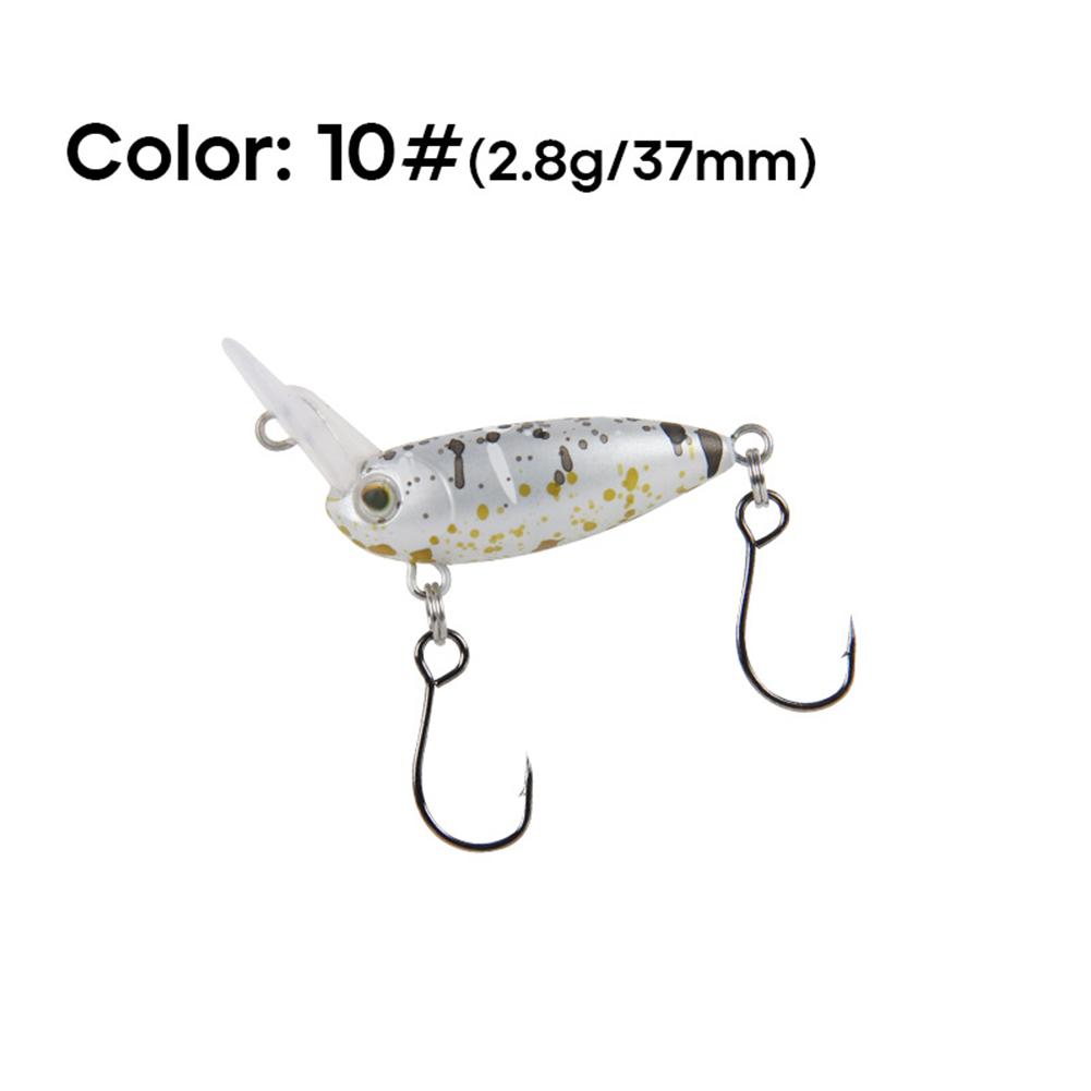 Fishing Lures 37mm 2.8g Crankbait Slow Sinking Artificial Hard Bait Wobbler Fishing Bait for Trout Bass Carp Fishing Accessories
