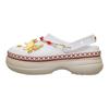 Tamanco Crimson Gallop Empilhado Simples Confortável Tamancos Tamancos Unissex Off-White 213113-0PZ