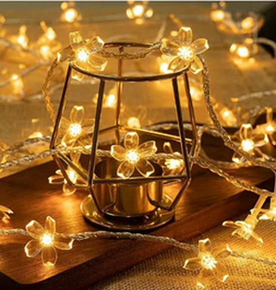 LED Star Fairy Lights: Battery & USB Decorative String for Camping, Street Stalls, and Christmas