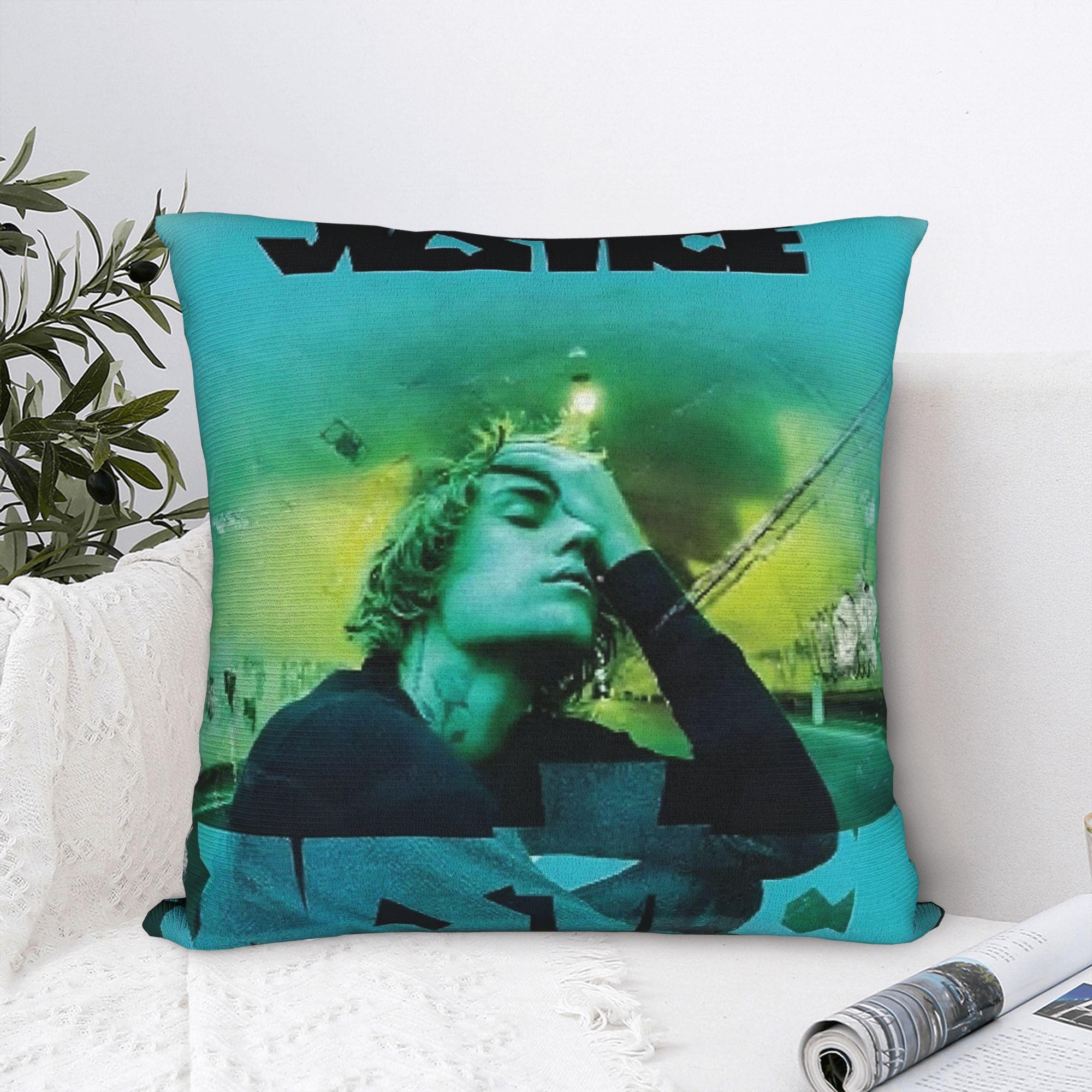Tinika Chen Unisex Bieber Tour Pillow Case Fashion Pillow Cover Custom Pillowcases For Office Car Home Decor