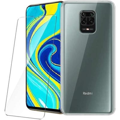 Hülle - RASENA - Xiaomi Redmi Note 9S - Silikon TPU - Transparent - Bildschirmschutz