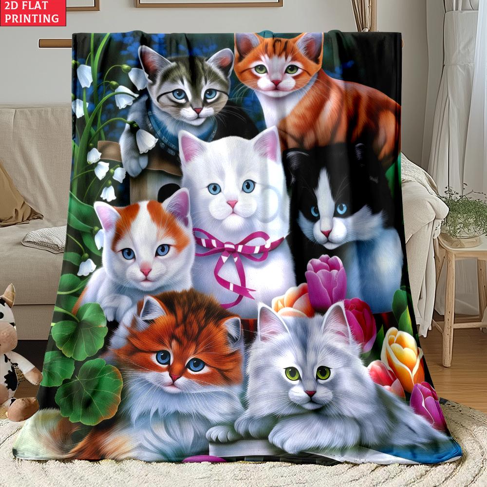 Till Min Mamma Print Flanellduk, Lila Ros Fjäril Varm Pläd, Morsdagspresent från Dotter, Mysig Säng Soffa Filt