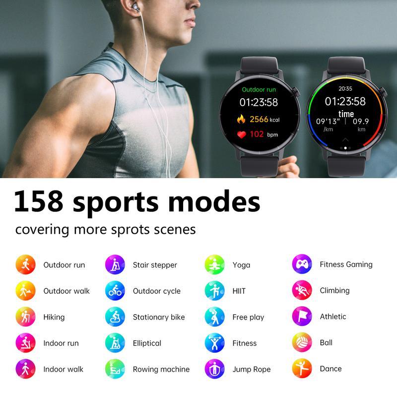 COUVEZI F67S Smartwatch with Non-invasive Blood Glucose & Health Monitoring (CN Version)