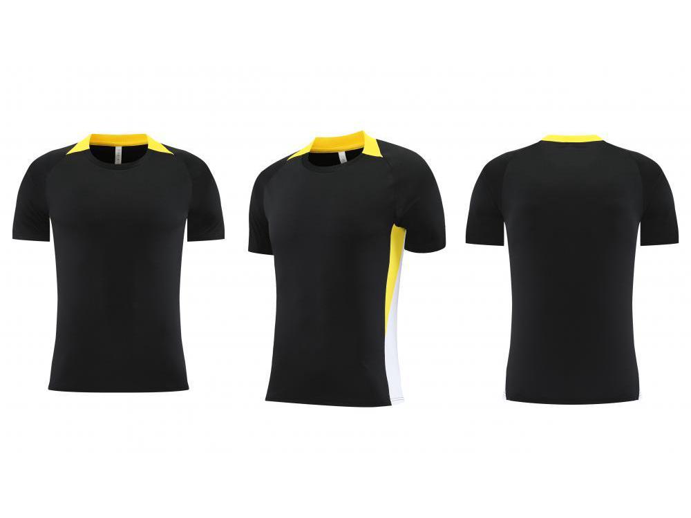 Custom Quick-Dry Polyester Football Jersey Short Sleeve Team Kit with Logo