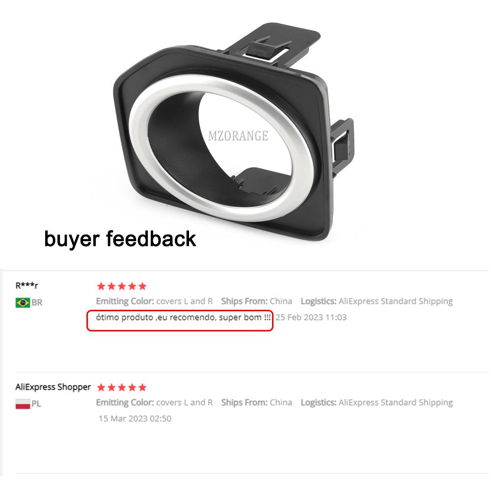 Fog Light Cover Grille Bezel for Land Rover Freelander 2 LR2 2013-2016 Fog Lights Headlight LED Foglight Fog Lights