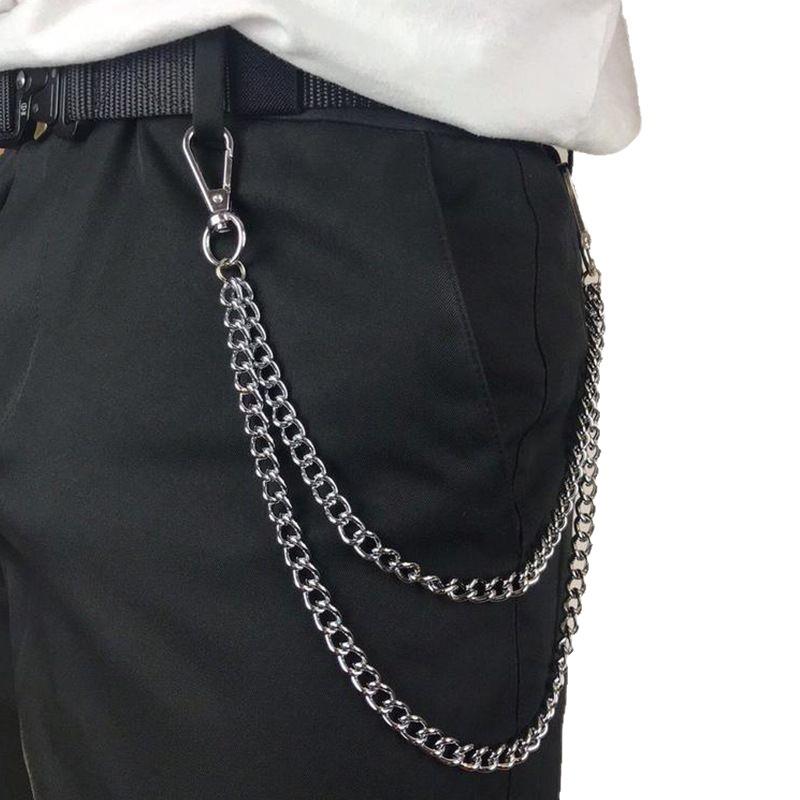 Double Layer Hip Hop Pants Chain - Trendy, Versatile Fashion Accessory