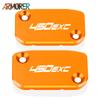 Motorrad Zubehör Für KTM 150 250 300 400 450 500 525 530 EXC TPI Sechs Tage exc 300 Vordere bremsflüssigkeit Reservoir Abdeckung