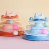 Four-Layer Track Cat Turntable: Self-Play Puzzle Toy for Cats