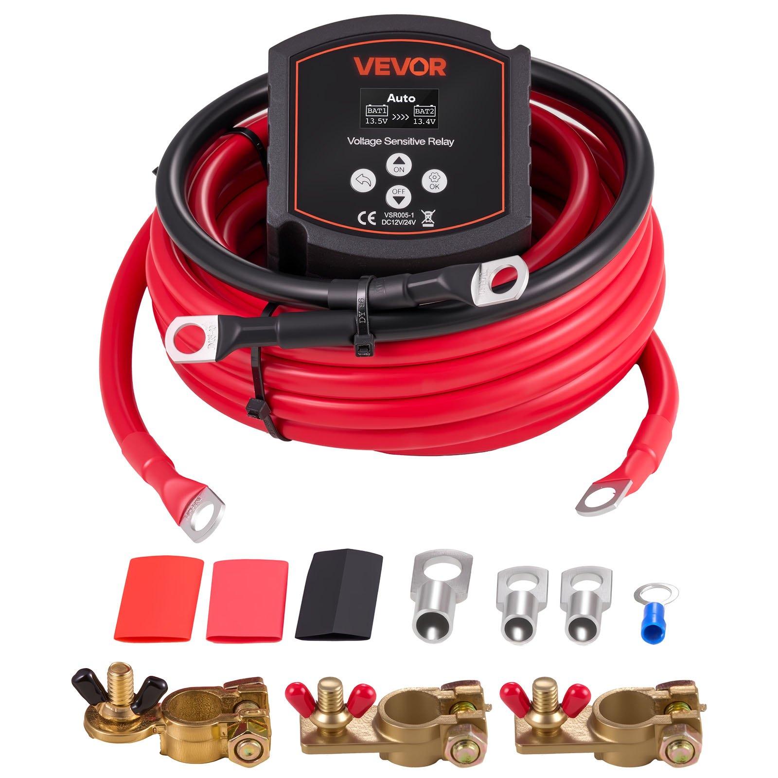 VEVOR Dual Battery Isolator Kit, 12V