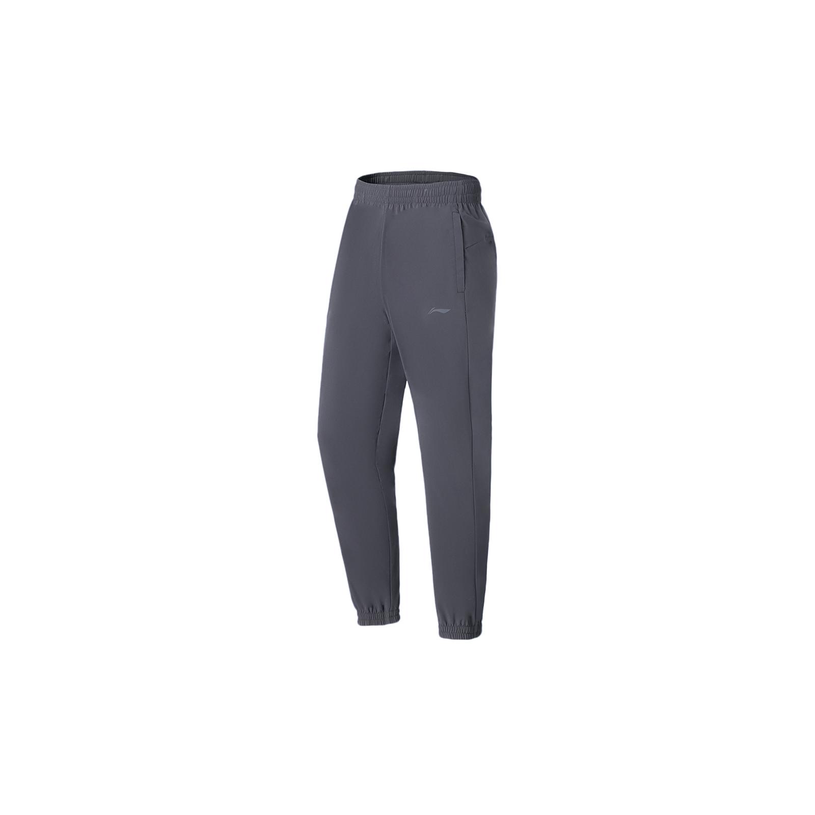 Li Ning Fitness Series Knitted Sweatpants Men s Earth Surface Gray AYKT537-2 S