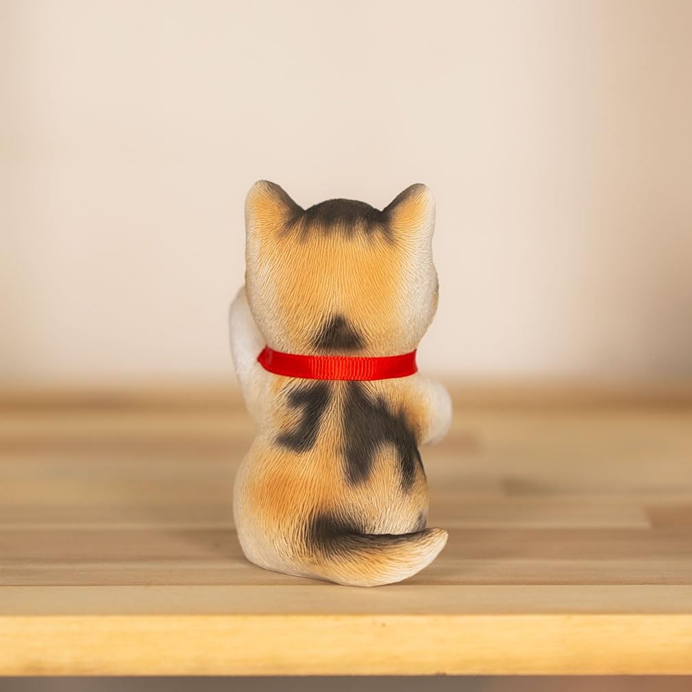 Figurine Cat Ornament for Business Protection from Protection from Good Increased Attracting Good for Grand New Miscellaneous Object Calico Cb040m