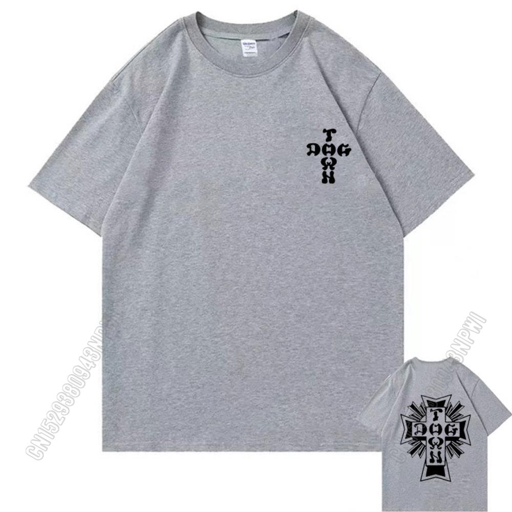 Dogtown Og Logo Black T Shirt Men Women Loose Tshirt Hip Hop Streetwear T Shirts Cotton Tee Tops Eu Trend Short Sleeve