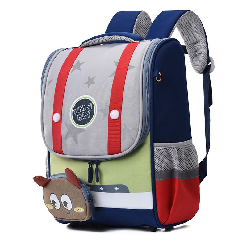 Cute Cartoon Style Preschool Backpack For Children With Breathable Oxford Fabric