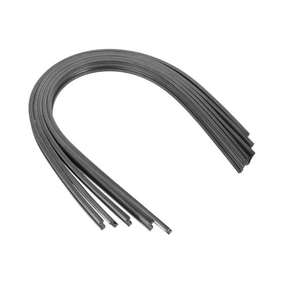 Adorainbow 10 Pieces Wiper Replacement Rubber Wiper Rubber Car Replacement Rubber Water Repellent Quiet Graphite Coating Refill Free Size 650mm Aero