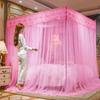3-Door Thickened Mosquito Net for 1.2m, 1.5m, 1.8m Beds - Princess Palace Design, Floor-Standing, For Home Use.