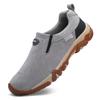Slip On Suede Leather Casual Shoes For Men Hotest Sneakers Men Outdoor Footwear For Hiking