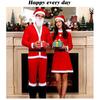 Xmas Christmas Costumes Red Velvet Cosplay Costumes New Santa Claus Coat  for Men Women