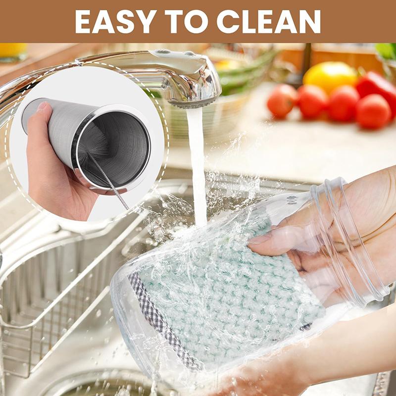 64Oz/ 32Oz Cold Brew Coffee Pot Durable Glass Coffee Pot With Stainless Steel Filter Hand Brewing Iced Tea Coffee Perfect Gift