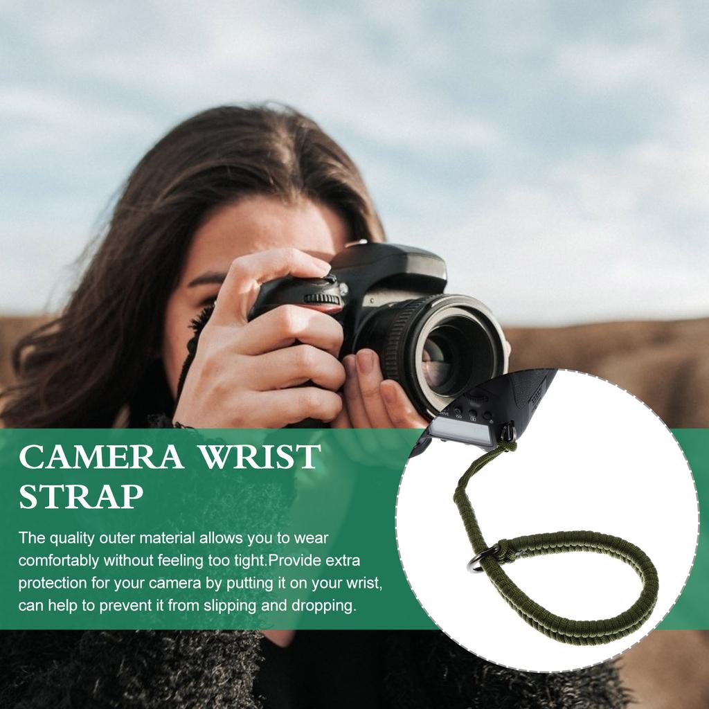 1Pcs Camera Wrist Strap High Class Nylon Lightweight Secure for Dslr Digital Camera Photographer Accessory