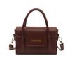 Summer New Fashion Simple Design Popular Solid Color Casual Shoulder Crossbody Portable Small Square Bag
