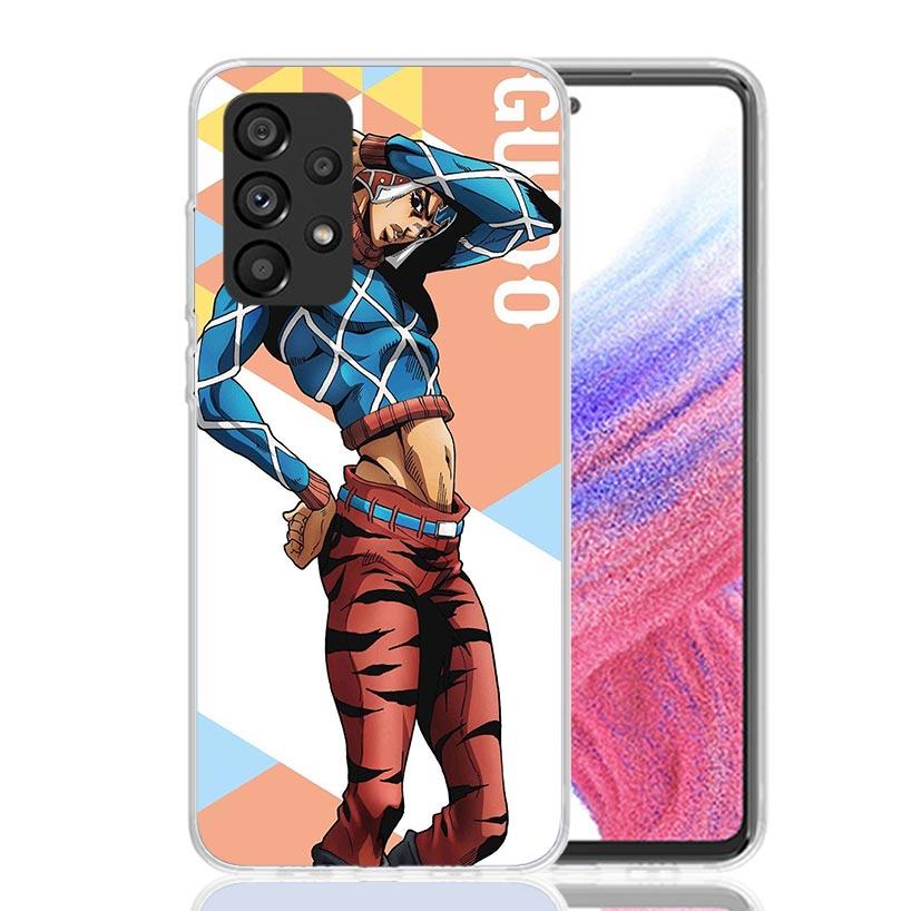 

JoJo Adventure Guido Mista Phone Case for Samsung Galaxy A52 A51 A50S A12 A22 A32 A72 A10S A30S A31 A71 Note 20 Ultra 10 Plus S1 Samsung Note 20Ultra