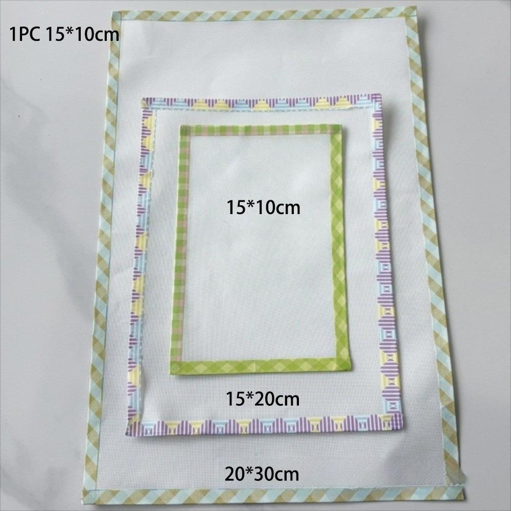 Edge-stitched Perler Beadsheat-resistant Paper Transparent Iron-on Mat for Photo Perler Beads