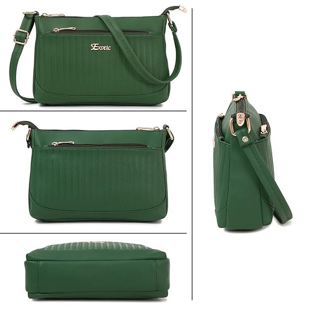 Women's Studded Dual Tone Sling Bag