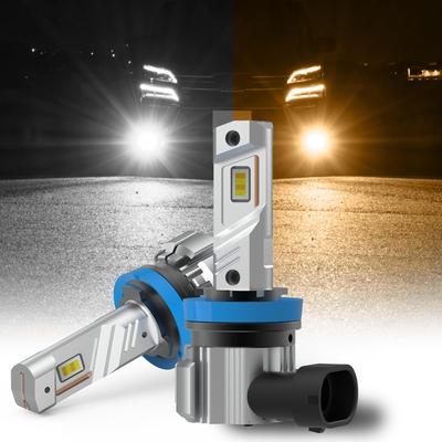 Perrace and H16 LED Fog White Memory Vehicle Inspection for Stable Beam Maintains Illumination Position Even When Switching H8, H11, Lights, 2-Color