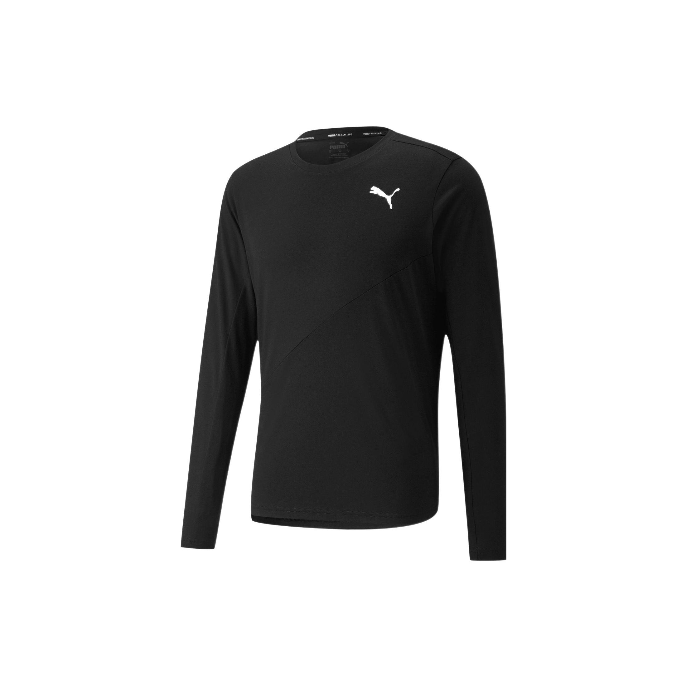 

Мужская футболка с длинным рукавом Puma Train Logo Черная 521538-01
