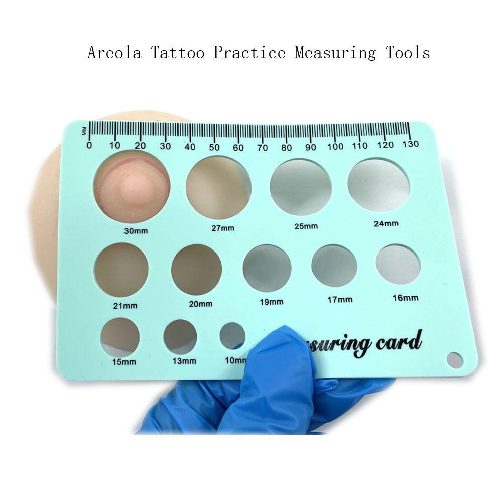 Durable Silicone Size Measure Flange Sizing Tools Nipple Ruler Breast Pump Measurement Tool