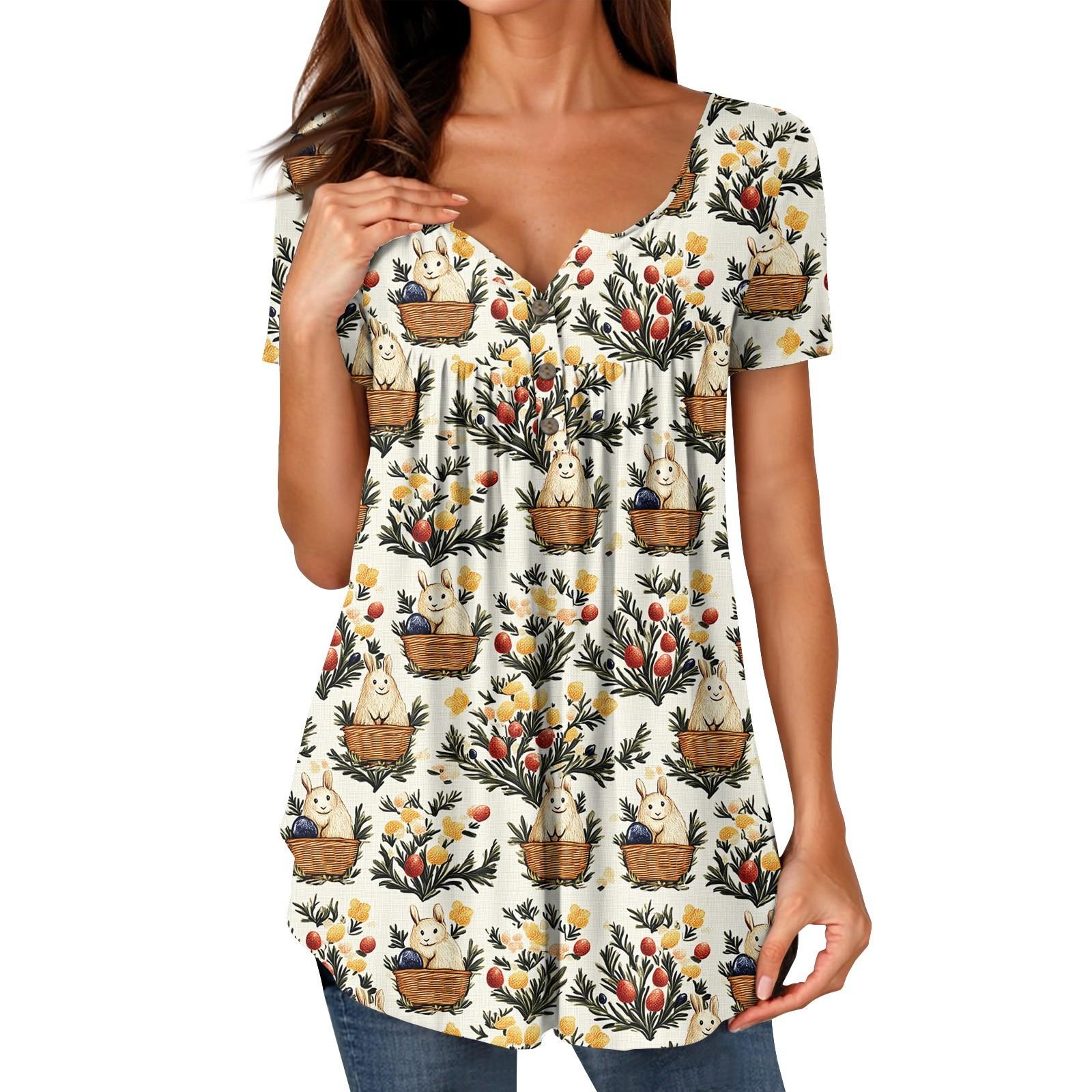 

Женские туники, топы, нарядные, повседневные, летние, с принтом, рубашки с коротким рукавом, свободный крой, плиссированный топ в стиле бохо XL жёлтый