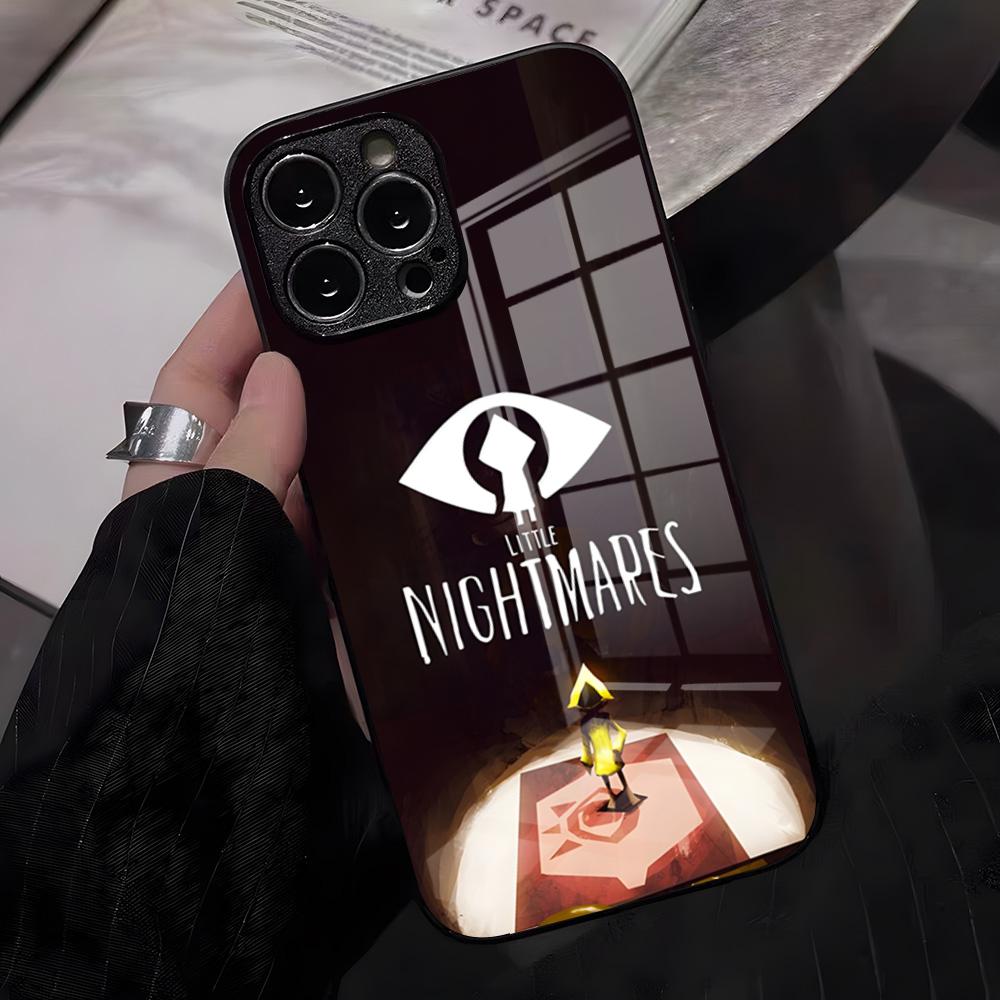 

Little Nightmares Game Phone Case For IPhone 17 Pro Max 16 15 14 Pro Max 13 11 X Xs Xr 8 7Plus Glass Cover iPhone 12 Pro