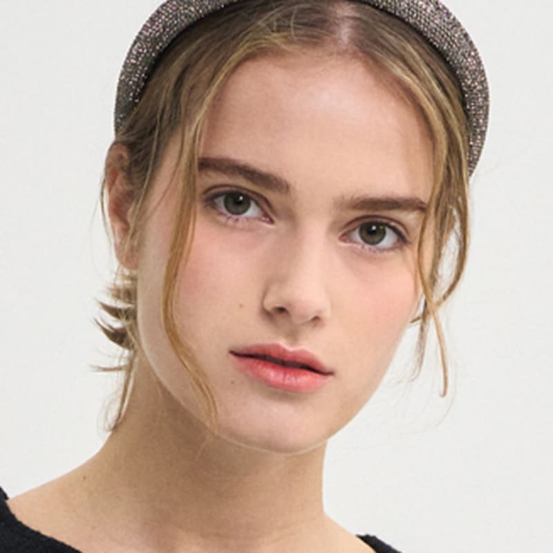 SORRY TOO MUCH LOVE Milky Way volume Hair Band_Black