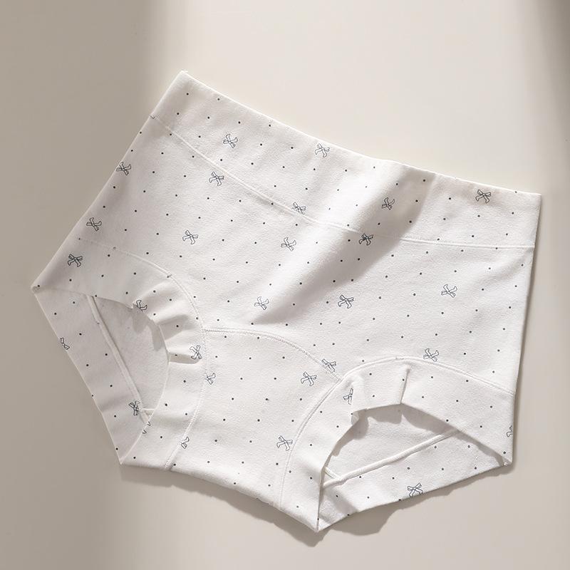 Plus Size Women's Pure Cotton 10A Antibacterial Extended and Wide Crotch Skin Friendly and Comfortable Flat Angle Underwear