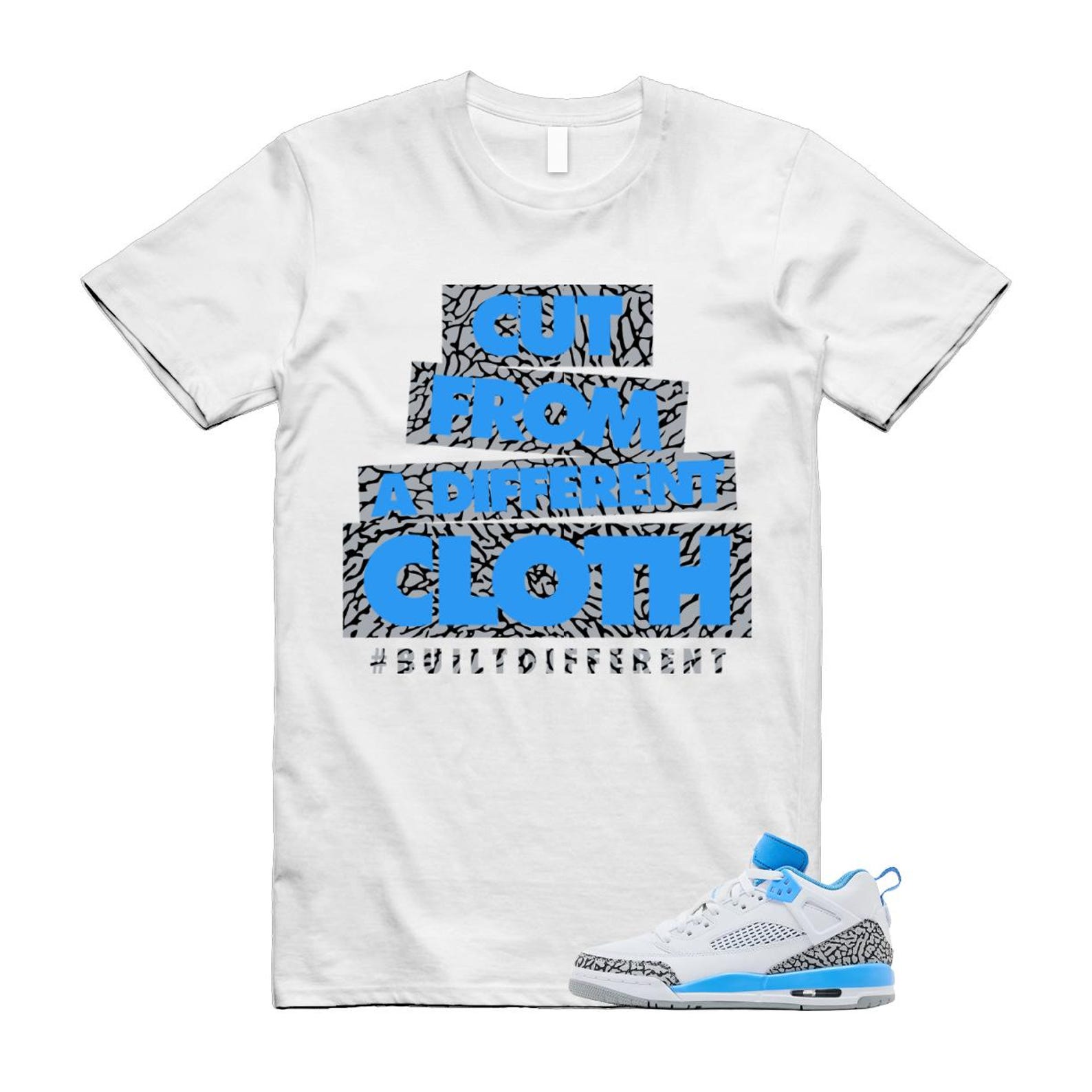 Spizike UNC University Blue White Wolf Grey Anthracite Low T Shirt Match CLOTH 2XL