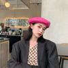 Pu Elegant Leather Beret Summer Essential Timeless Vintage Design