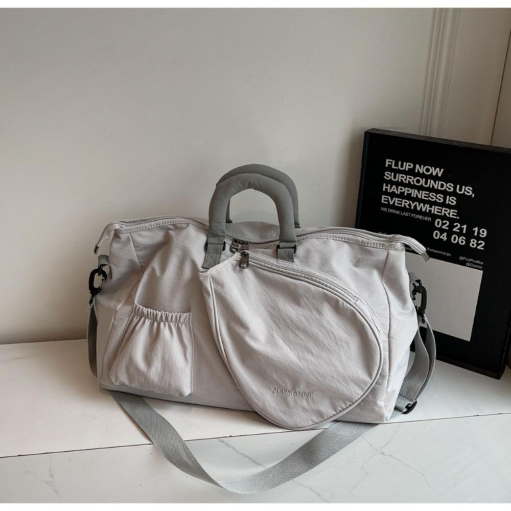 New badminton bag large capacity travel bag fashion portable messenger sports swimming fitness bag simple tennis bag