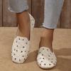 Fashion Women Flats Slip On Loafers Foldable Flats for Women Square Toe Single Shoes Hollow Out Fashion Party Casual Fashion Women Shoes