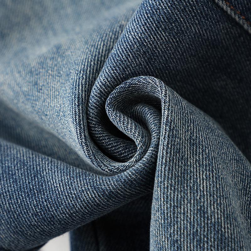 Dámské jarní 2025 džíny s vysokým pasem, volnými širokými nohavicemi - Zeštíhlující rovné nohavice pro americký high street styl