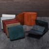 HIS-FACTORY Pueblo Men's Bifold Wallet with Coin Purse, Coprire, Box-Shaped Coin Purse, Ocean