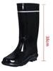 Round Toe Farming Male Shoes Non Slip Mid Calf Wellies Gumboots Galoshes for City Wear-resistant Cheap Mud Gum Men's Rain Boots
