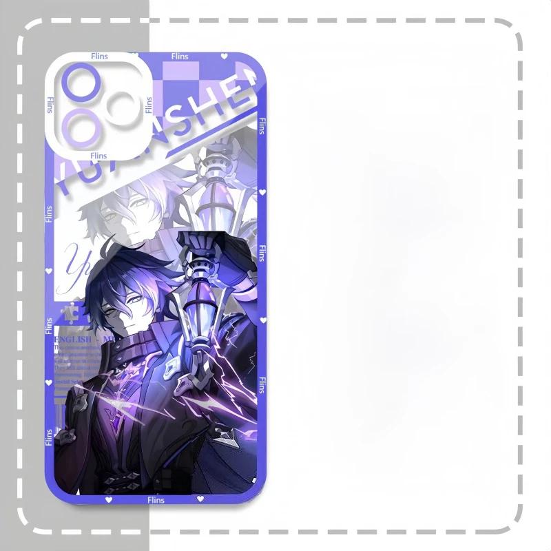 Genshin Impact Flins Columbina Varka Sandrone Etui na Telefon Dla Xiaomi Redmi Note 14 13 12 11 Pro Plus 11S 12S 10 10S 14C 13C 12C