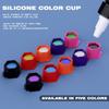 Color Silicone Pigment Cups - 200 Disposable Tattoo & Microblading Cups